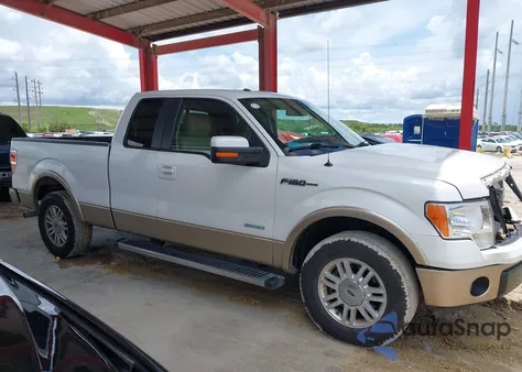 2012 Ford F-150 Lariat from USA, damaged, VIN 1FTFX1CT9CFB51602